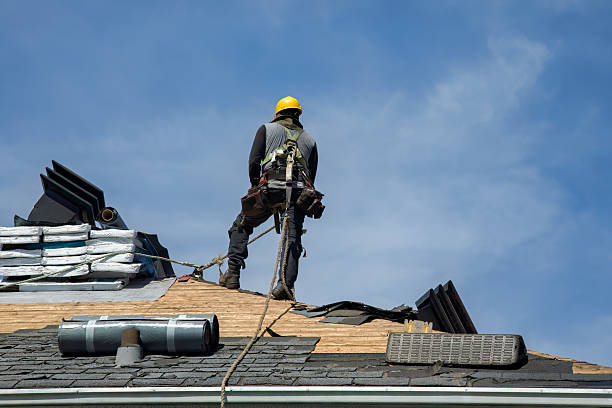 Professional Flat Roof Repair technician working in Westlake, TX
